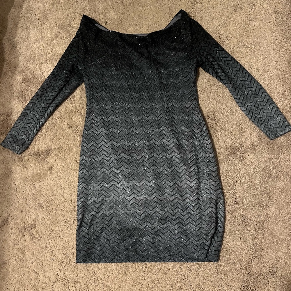 Beautiful Black ombré mini dress by ONYX Nite